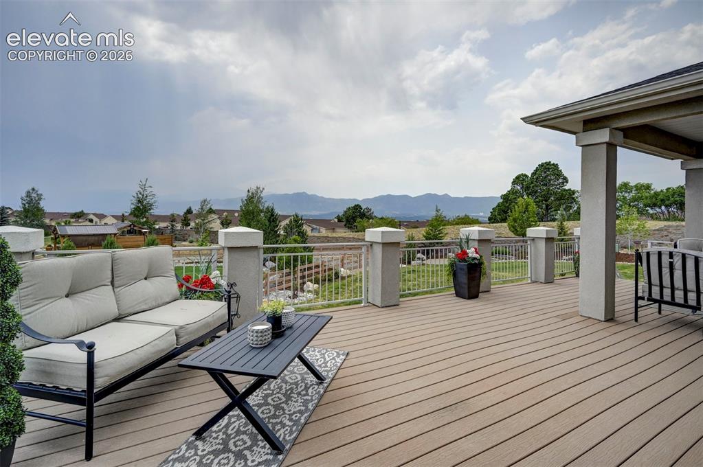 Image 49 of 50: Deck was extended an extra 6ft for more space and enjoyment!