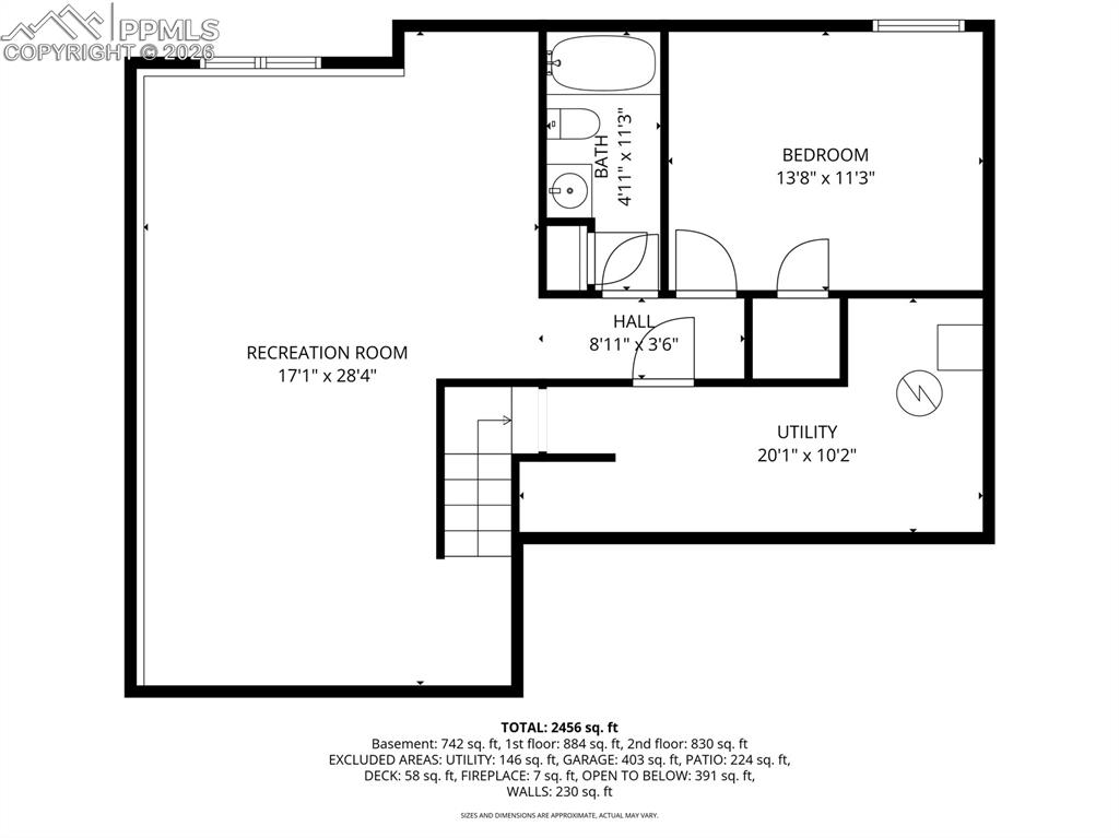 Image 47 of 49: Basement Floorplan