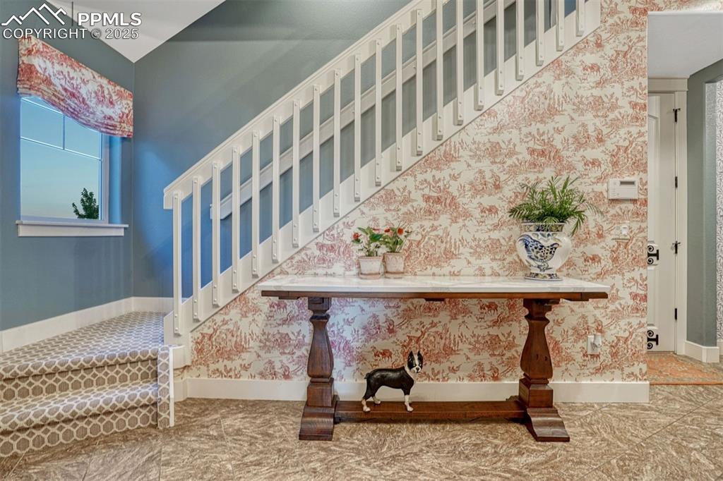 Image 23 of 45: What could be an ordinary space is elevated, blending character in the desi