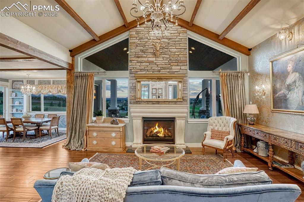 Image 4 of 45: Picture perfect views of the Front Range and open skies from the main level