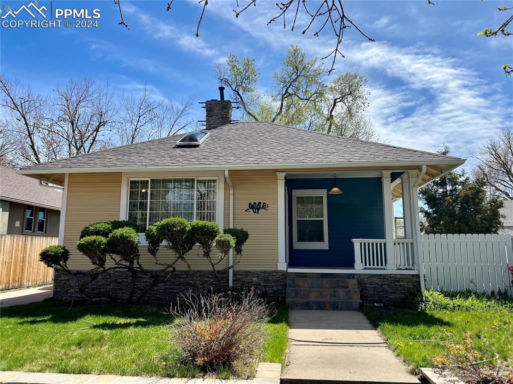 Image 1 of 18: Bungalow-style house featuring a porch