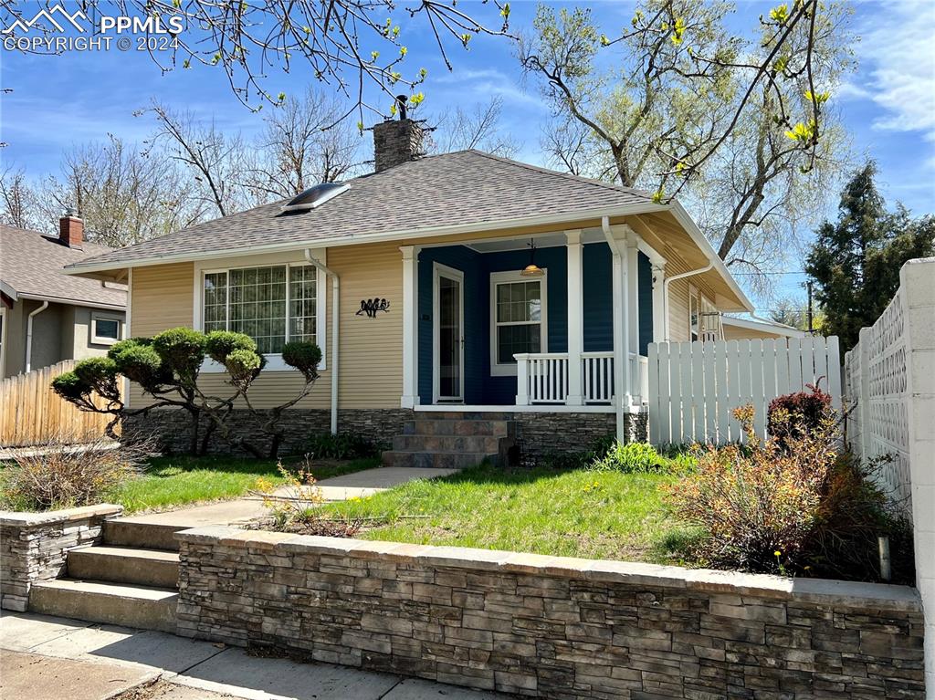 Image 3 of 18: Bungalow-style home with a porch