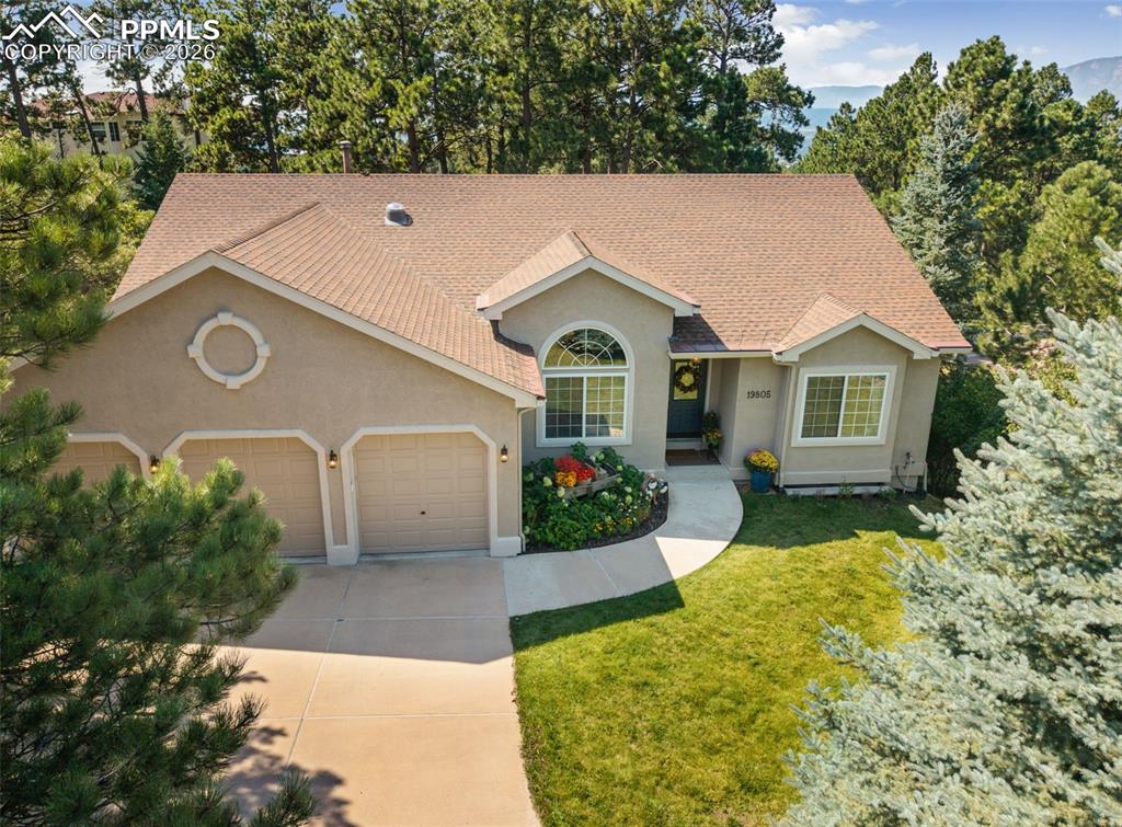 Image 44 of 50: Gutter guards & heated roof wires to help w/elements