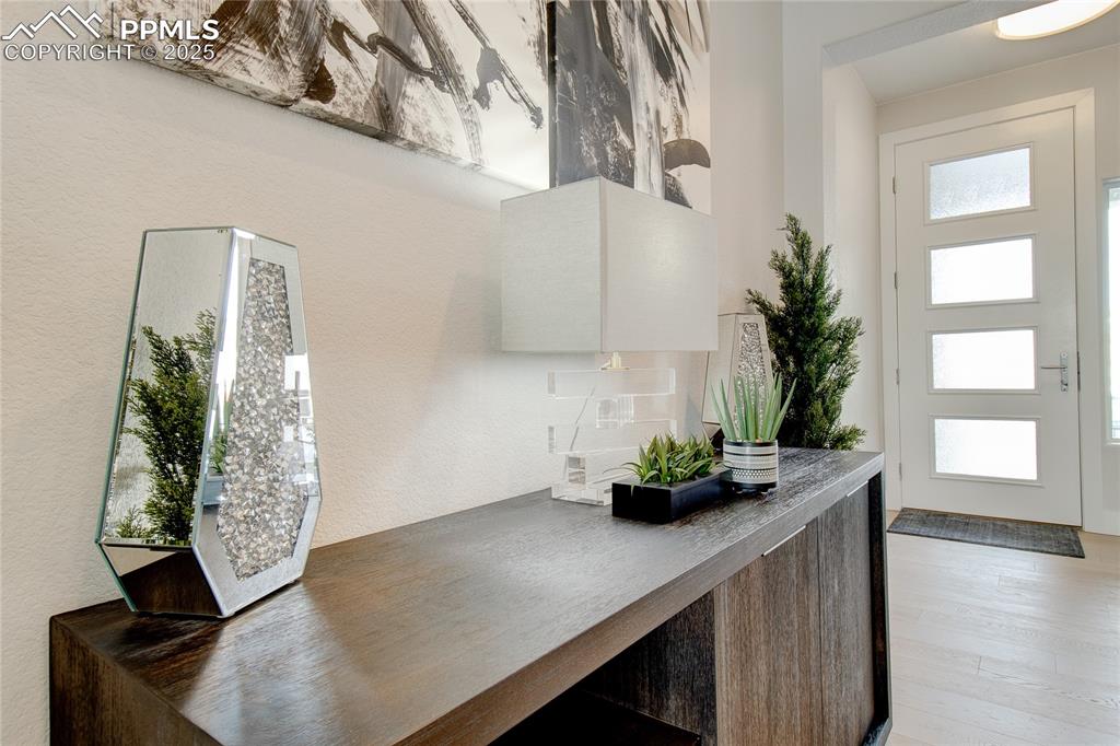 Image 2 of 19: Entrance foyer featuring plenty of natural light, light wood-style floors, 