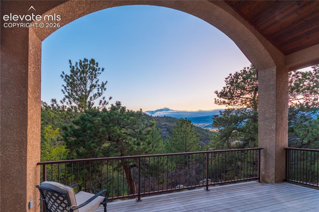 Image 48 of 50: Pikes Peak Views off the back deck