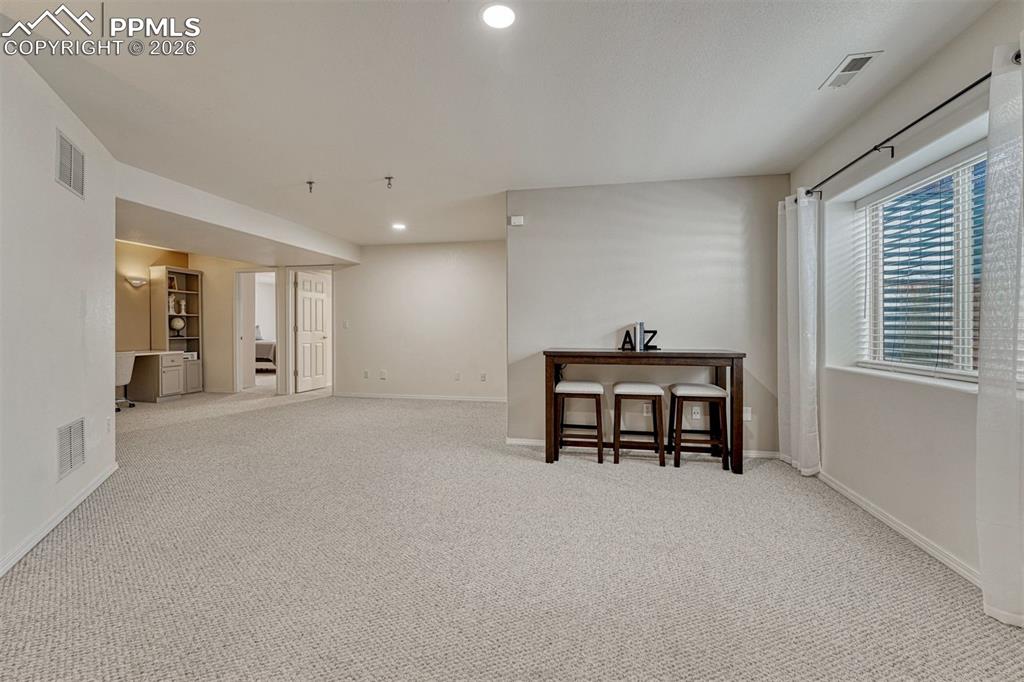 Image 28 of 42: While the current owners left the space open, there are any number of ways