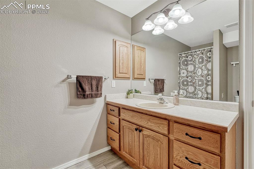 Image 32 of 42: Downstairs 3/4 bath