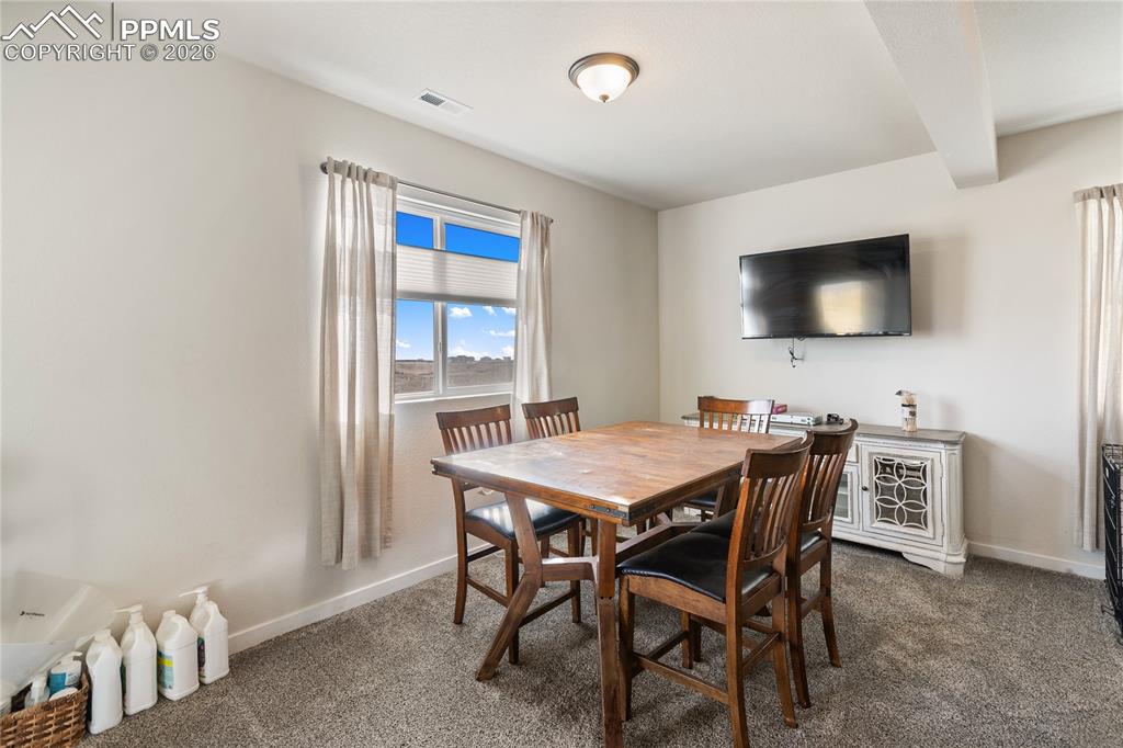 Image 33 of 47: Game or dining space downstairs