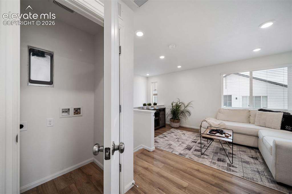 Image 23 of 25: Photos of a Model Home: Laundry Space