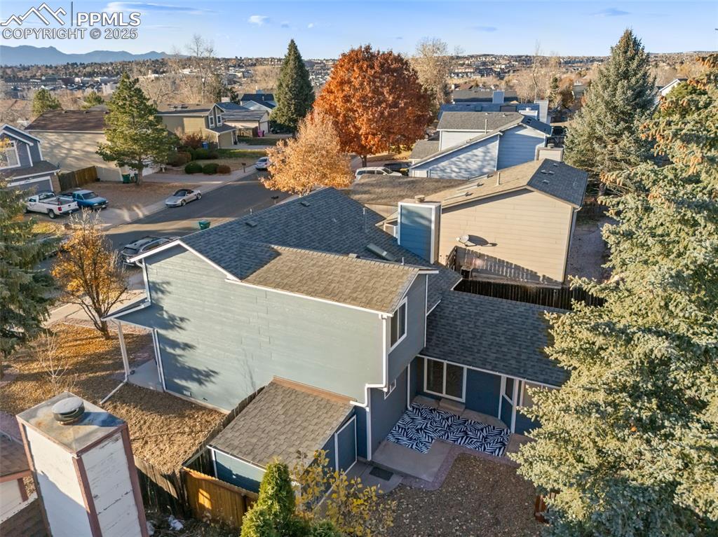 Image 50 of 50: Aerial view of residential area