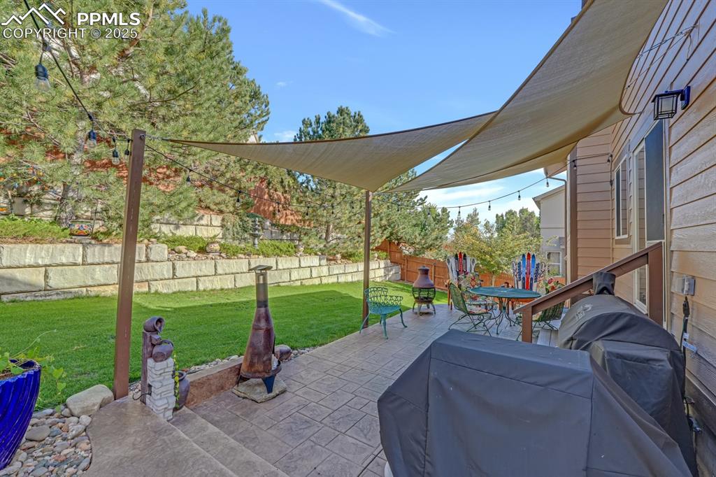 Image 34 of 43: Patio and yard