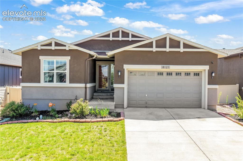 Image 1 of 50: Front of home, 2 car garage
