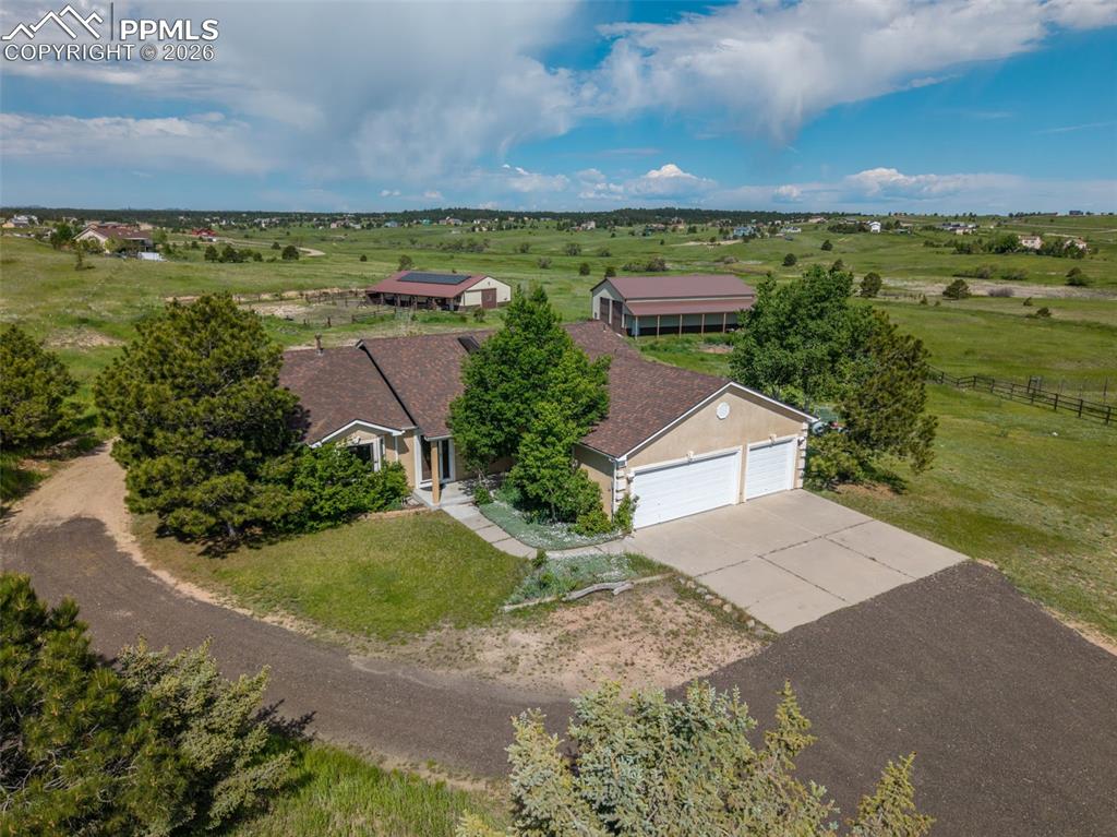 Image 2 of 37: Aerial of Front of Home