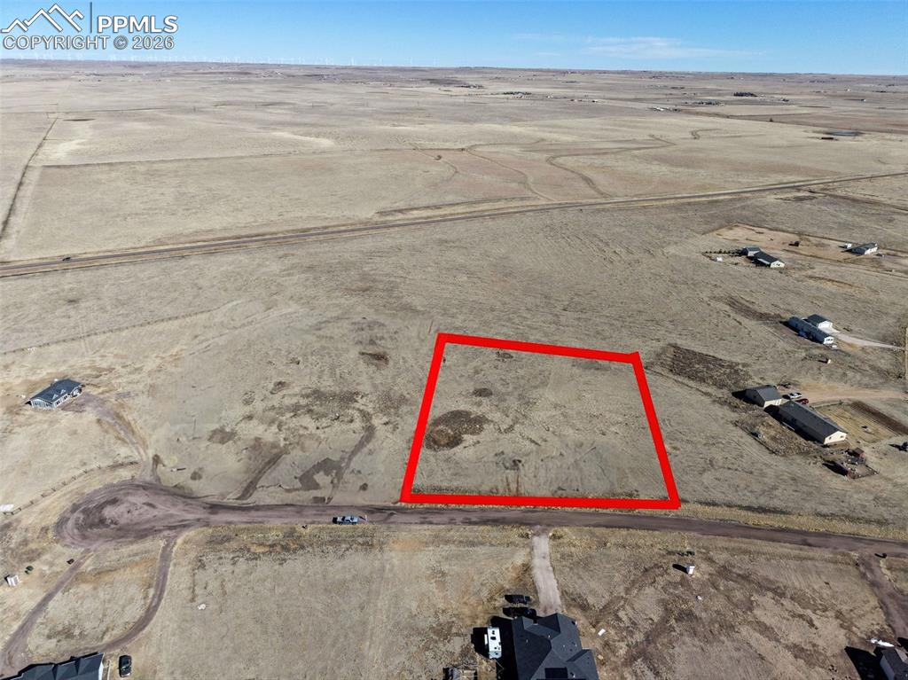 Image 2 of 17: Property Lines are Approximate and not a survey.  Aerial Lot Overview (Lots