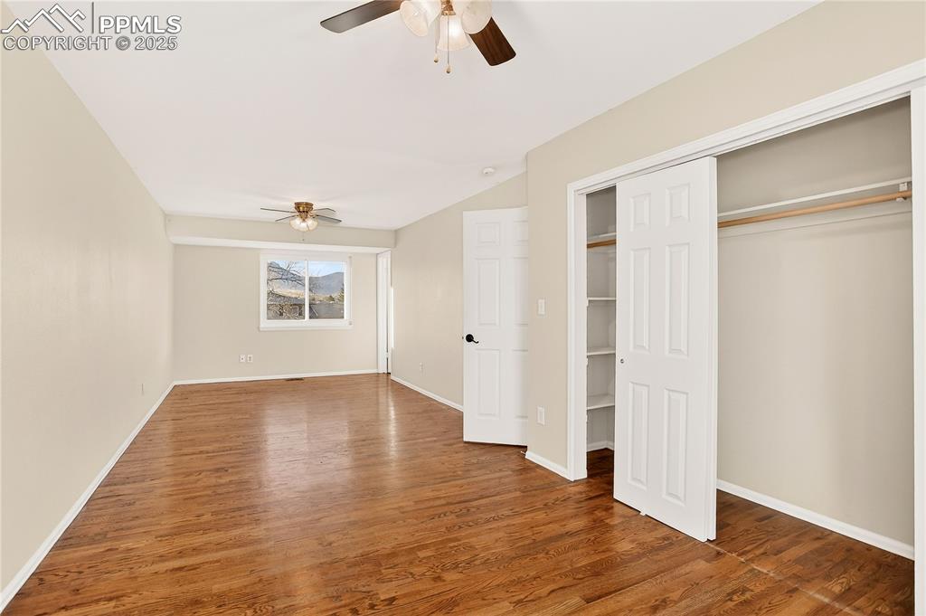 Image 16 of 42: Master bedroom closets