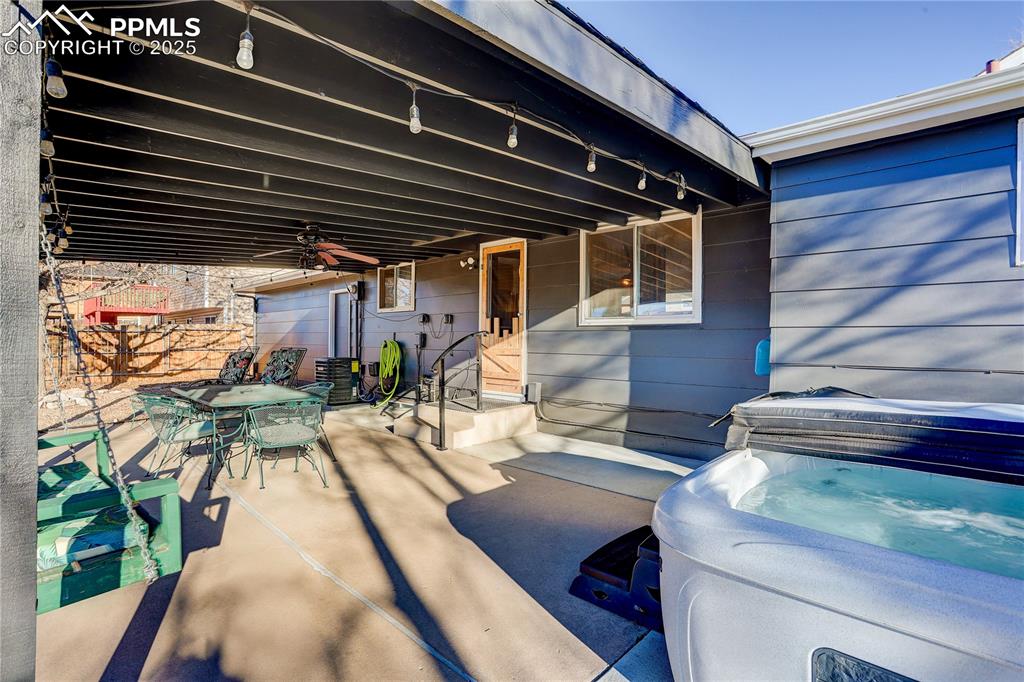 Image 35 of 42: Back patio another view