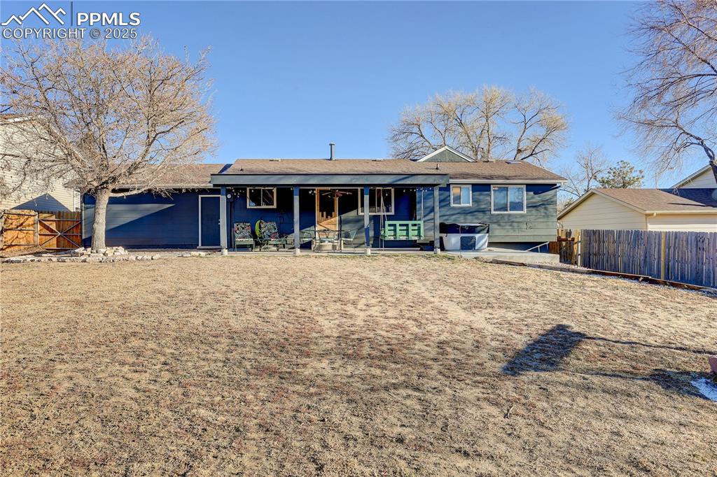 Image 39 of 42: Rear exterior of home