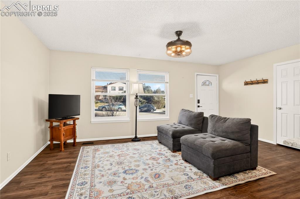 Image 9 of 42: Living room overview