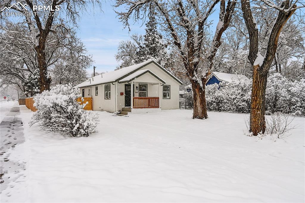 Caption: Front of Structure