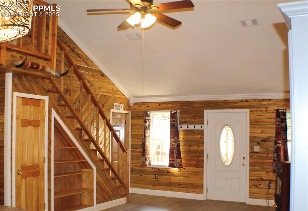 Image 6 of 36: View from Updated Kitchen into Living Room