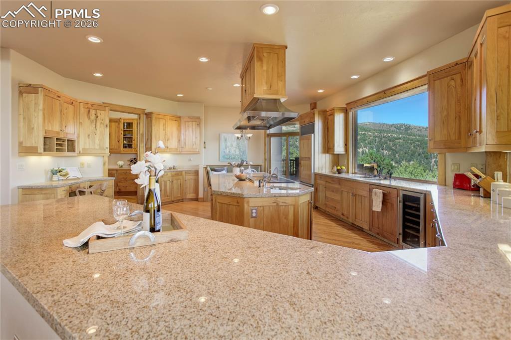 Image 14 of 47: Granite counters & island