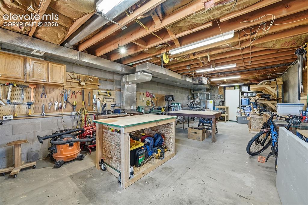 Image 8 of 49: Wood-workers dream shop with most tools included in sale.