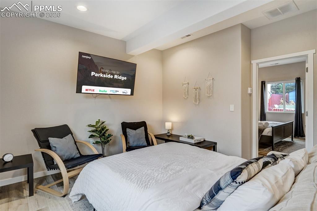 Image 31 of 46: Sofa bed in living area