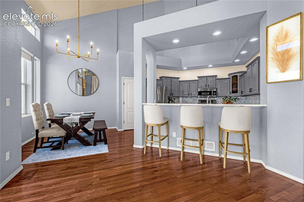 Image 13 of 41: Large Breakfast nook for casual dining