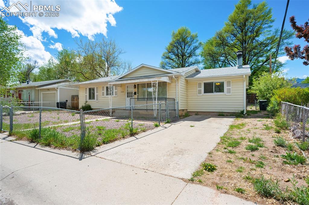 Caption: Front of Structure