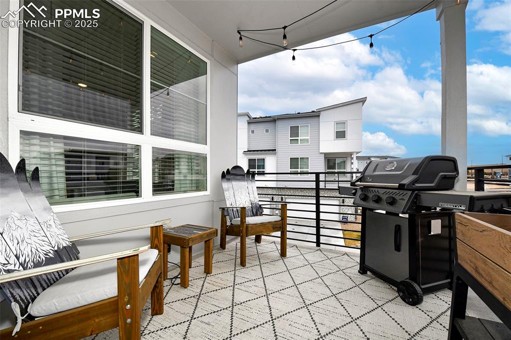 Image 14 of 26: View of patio / terrace featuring grilling area