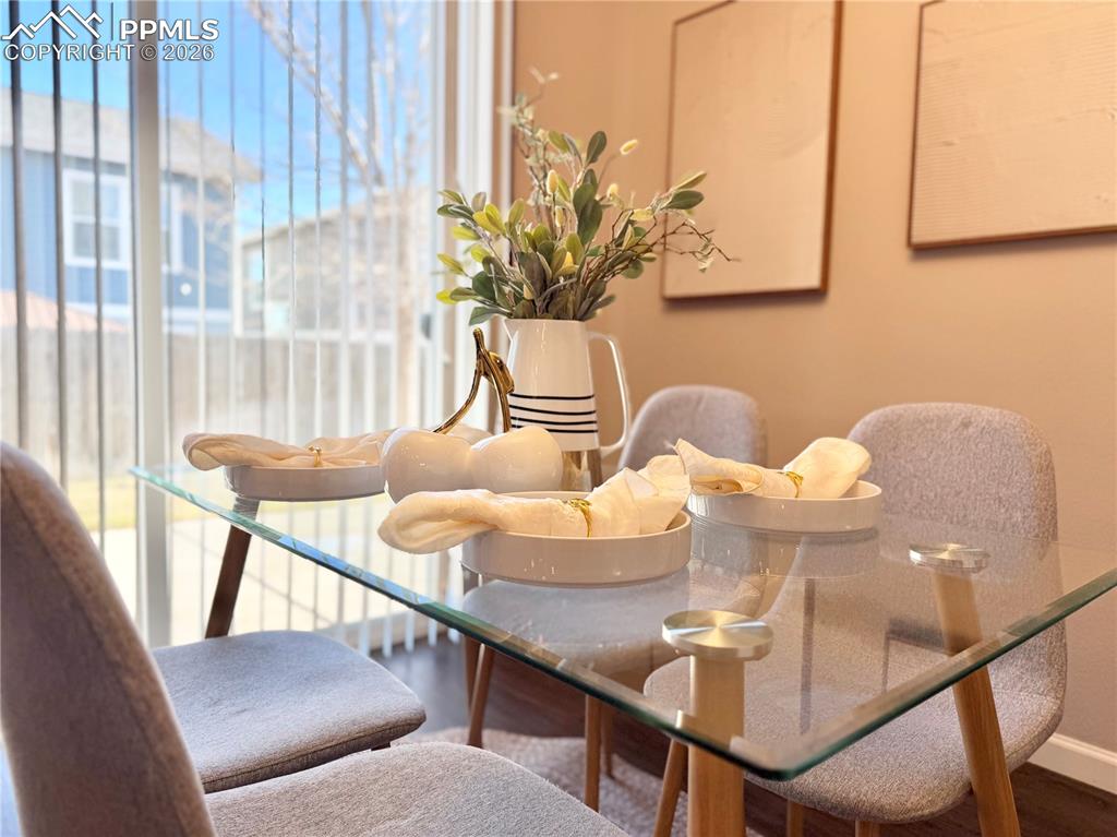 Image 13 of 41: View of dining space