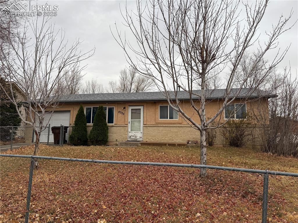 Caption: Front of Structure