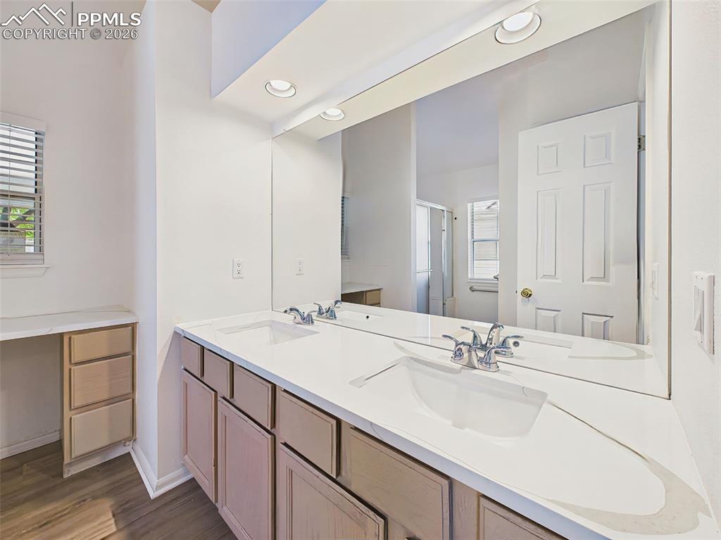 Image 26 of 50: Primary Bathroom (Alternate View) – Well-appointed bathroom with generous c