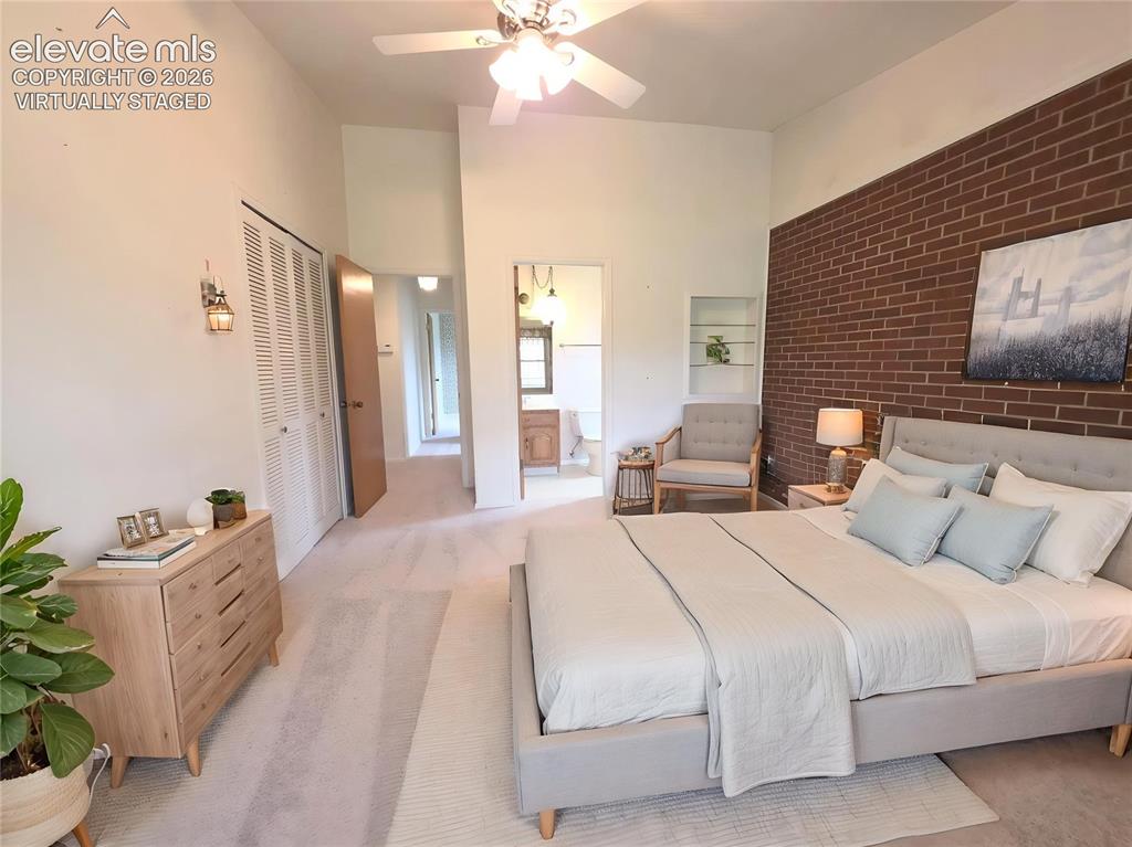 Image 15 of 37: Master Bedroom virtually staged