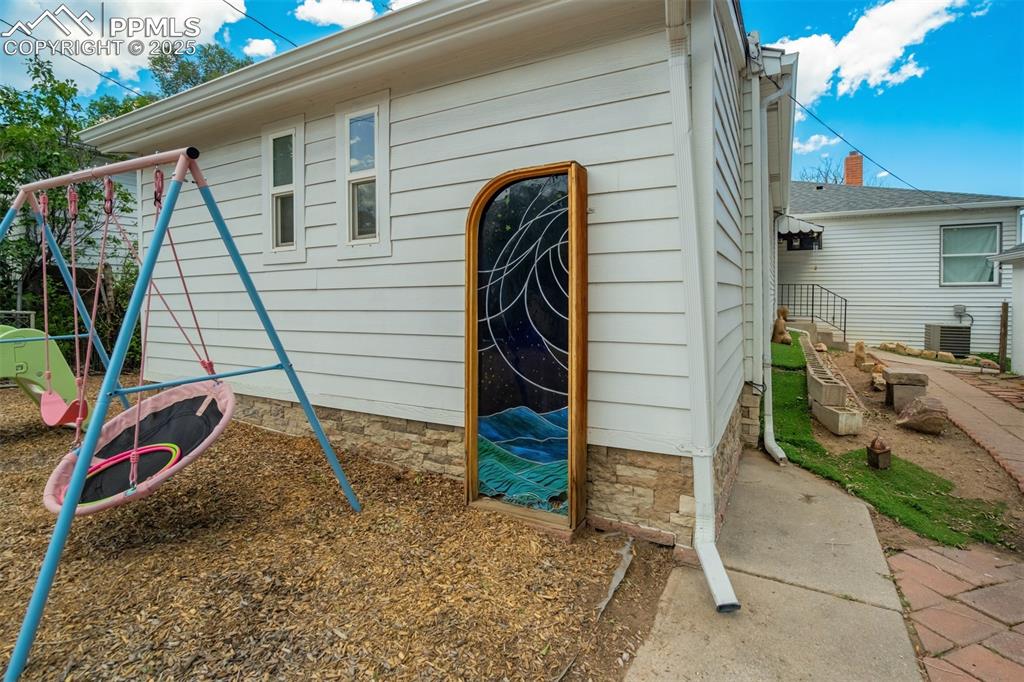 Image 30 of 50: Yard art! Swingset/playset are excluded.