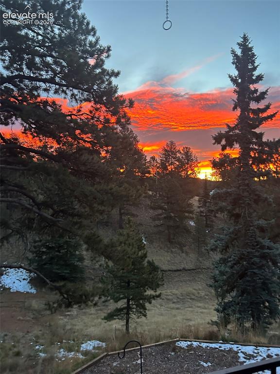 Image 38 of 40: Sunset from deck