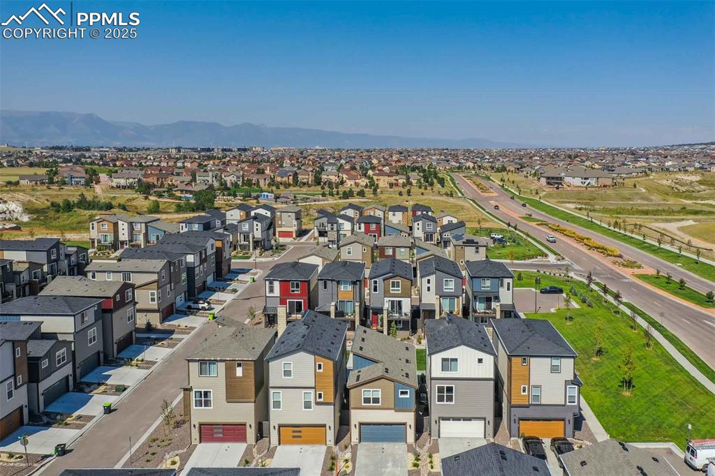 Image 5 of 42: Aerial perspective of suburban area