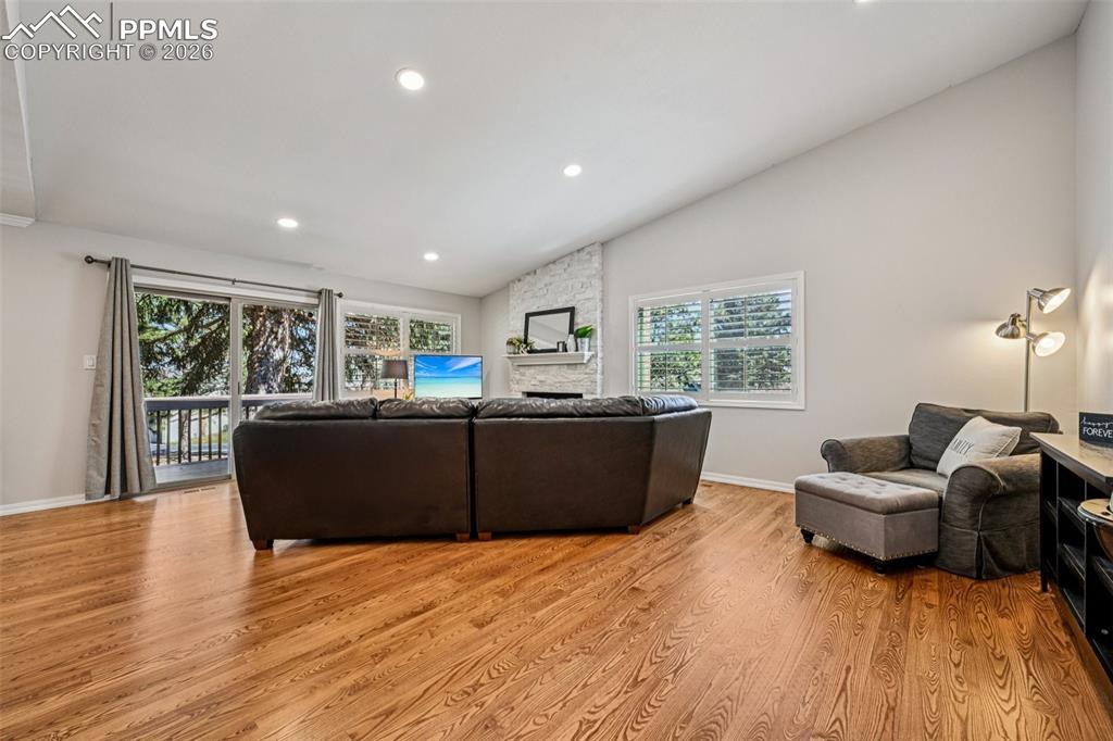 Image 12 of 41: Soaring vaulted ceiling