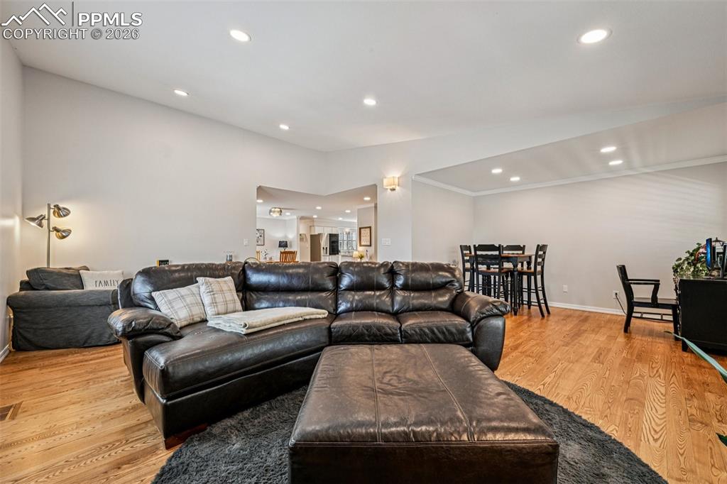 Image 13 of 41: Modern and pretty with recessed lighting