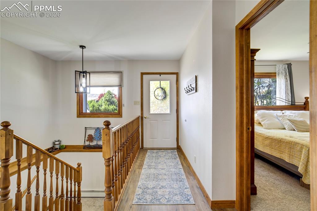 Image 14 of 50: The entry way is bright and inviting