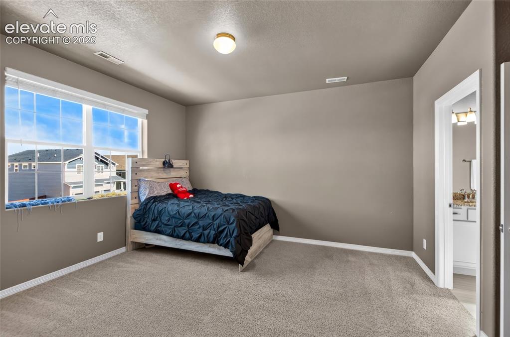 Image 20 of 35: Neutral wall tones with carpeted flooring