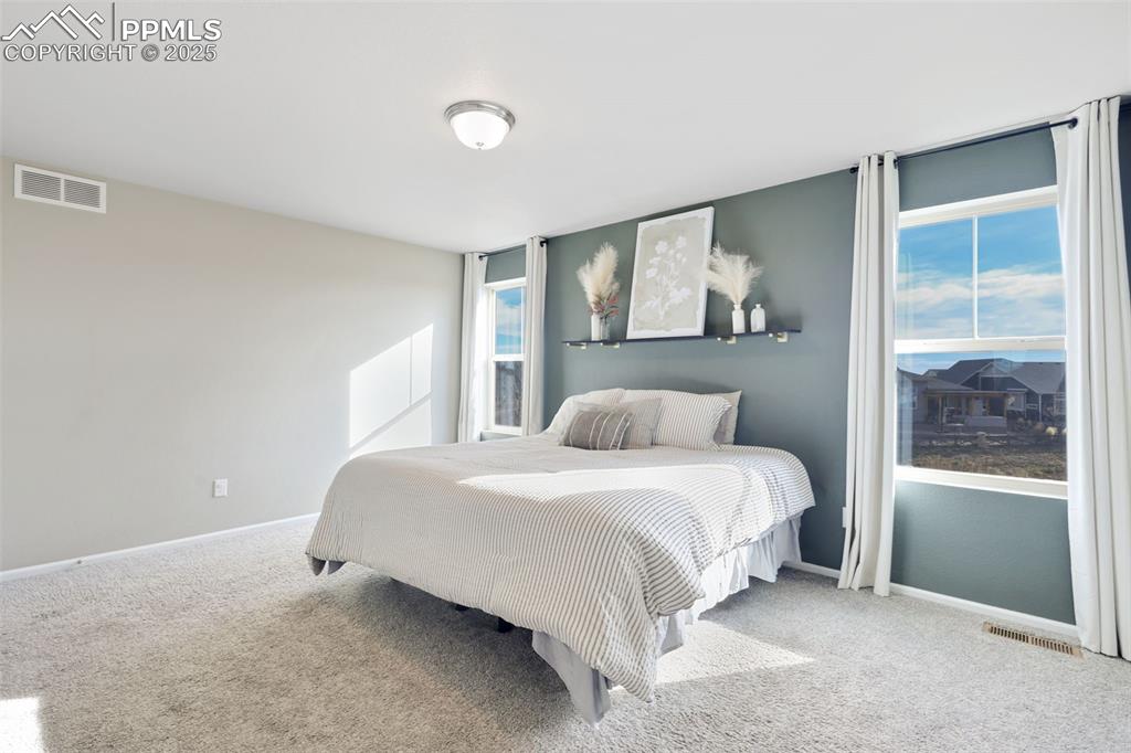 Image 18 of 39: Bedroom featuring carpet floors