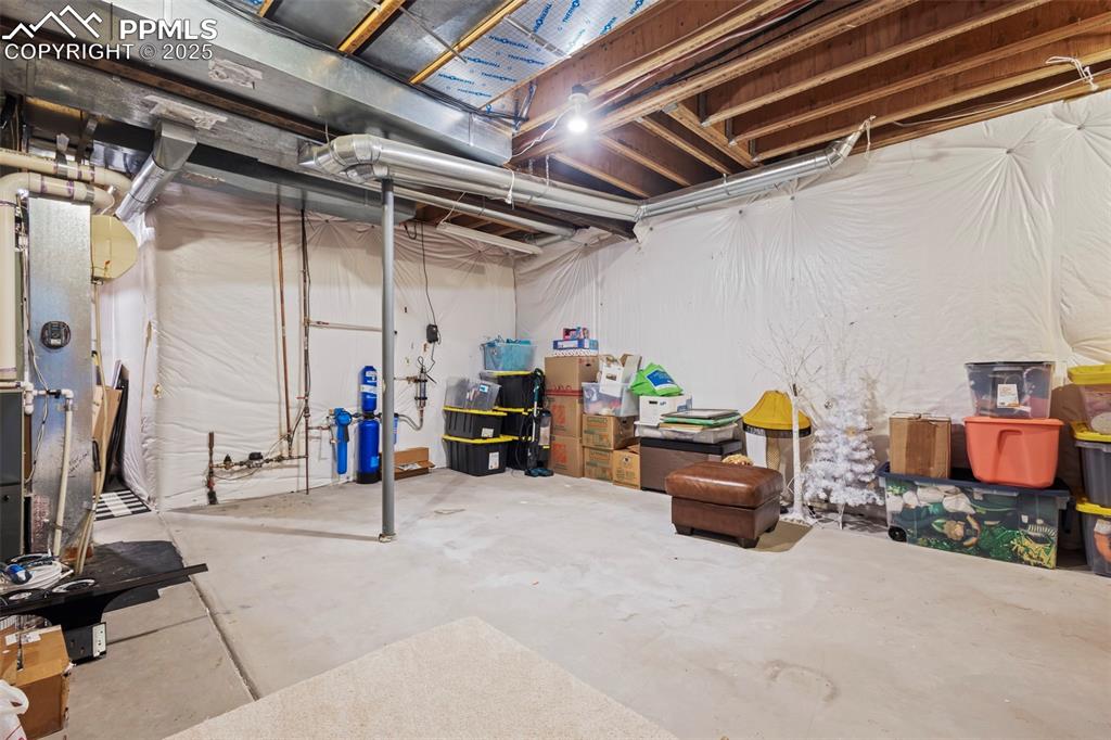 Image 49 of 49: View of unfinished basement