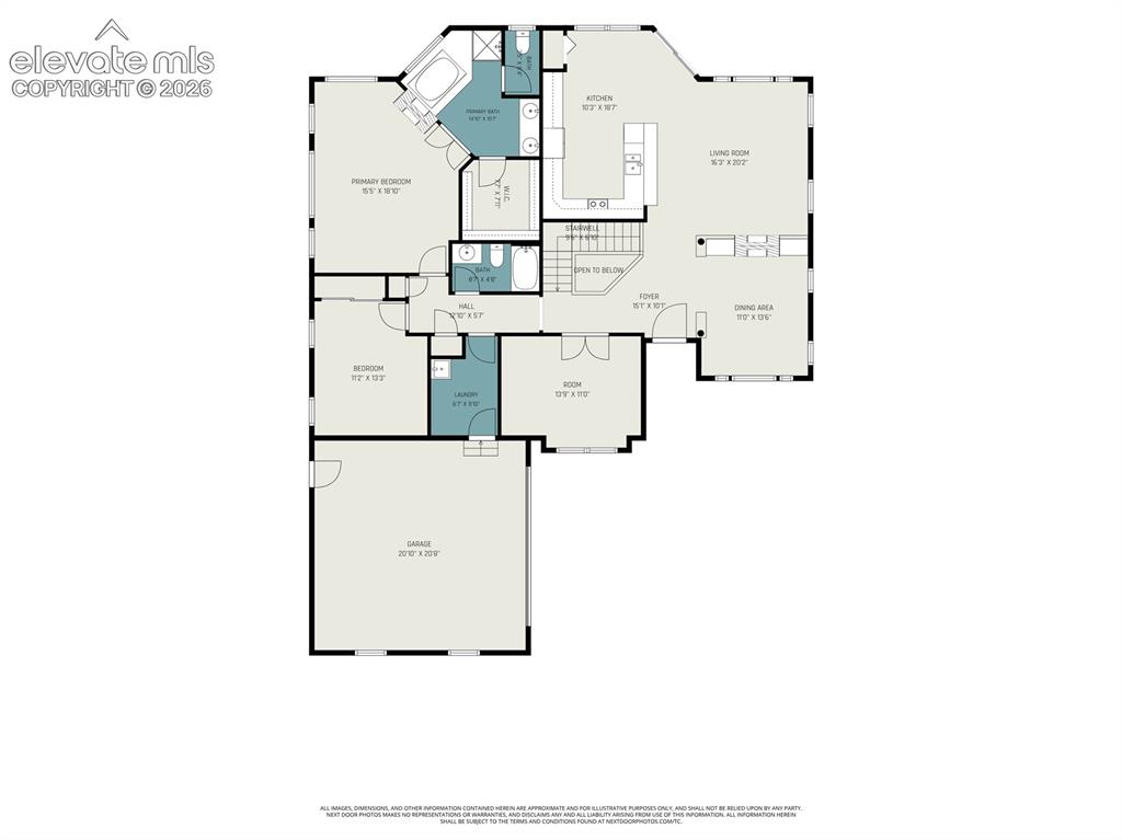 Image 39 of 41: Thoughtfully designed main-level floor plan with the primary suite, second 