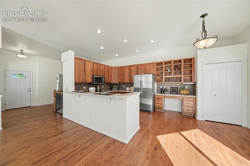 Image 9 of 41: Windows fill the home with natural light.