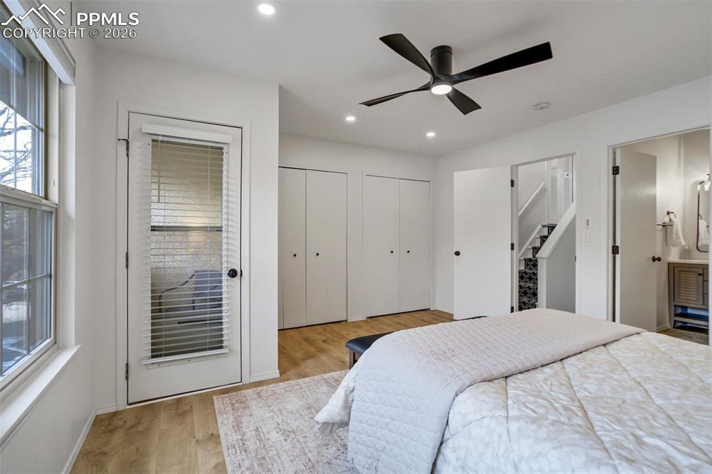 Image 18 of 39: Private balcony off the bedroom. 