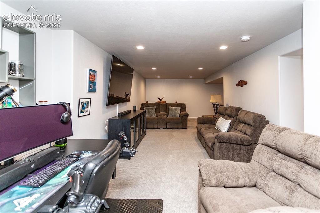 Image 33 of 44: Lots of additional living space in basement