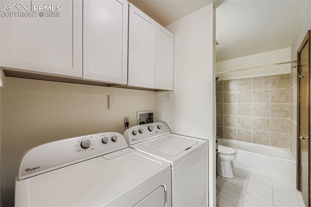 Image 10 of 45: Washer and Dryer Included!