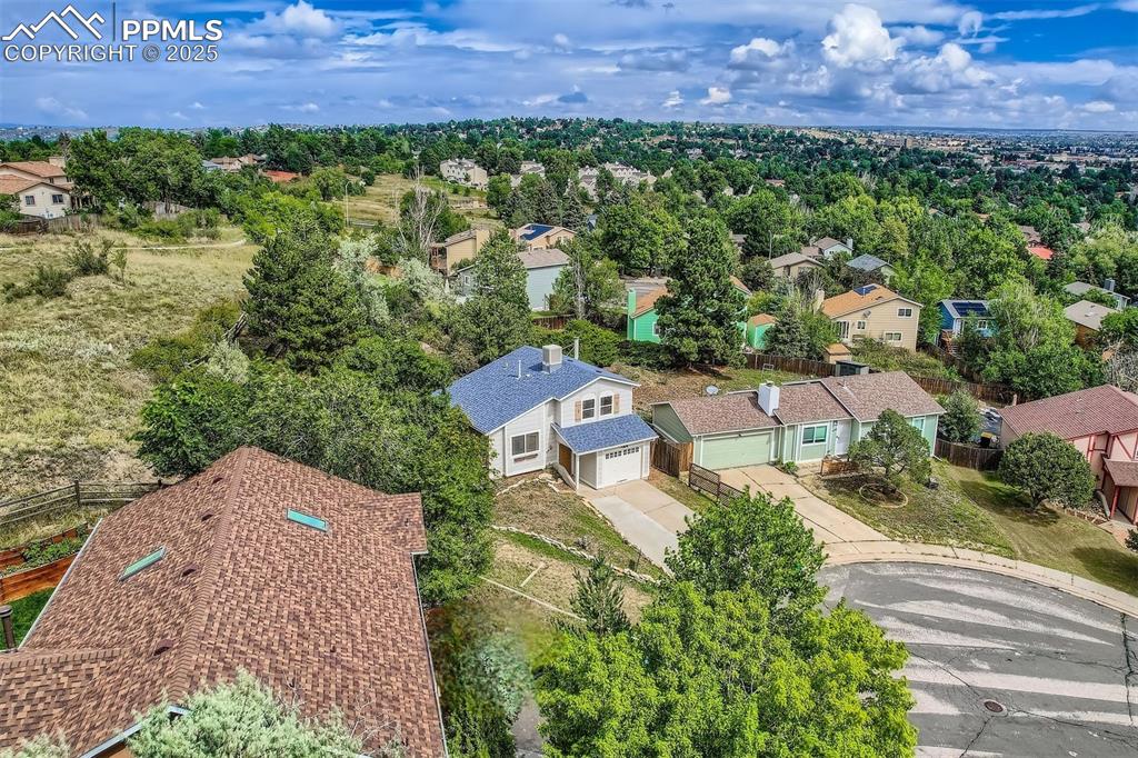 Image 41 of 45: Aerial view of residential area