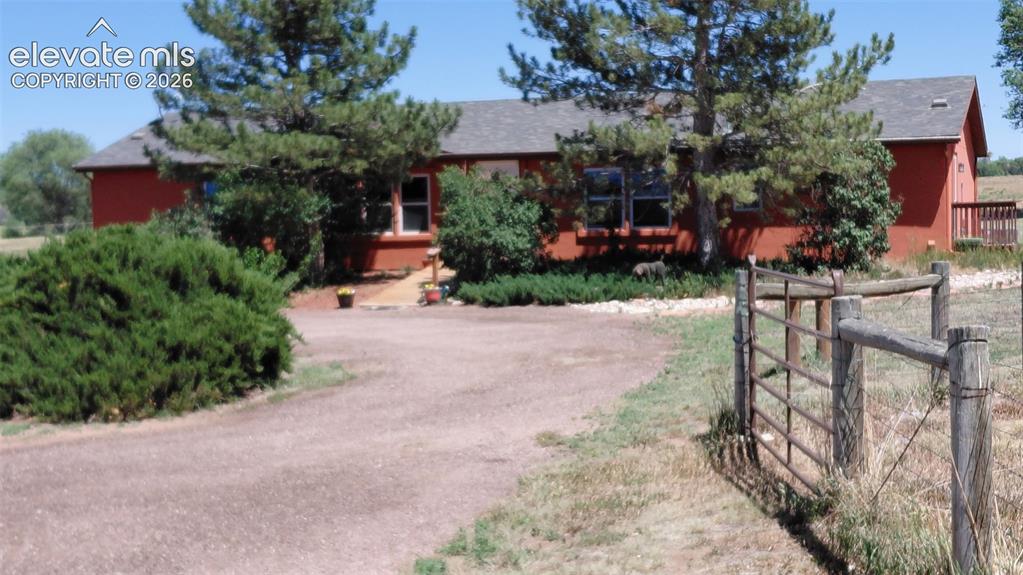 Caption: Front of Structure